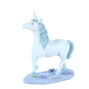 Blue unicorn resin handicraft pony ornament