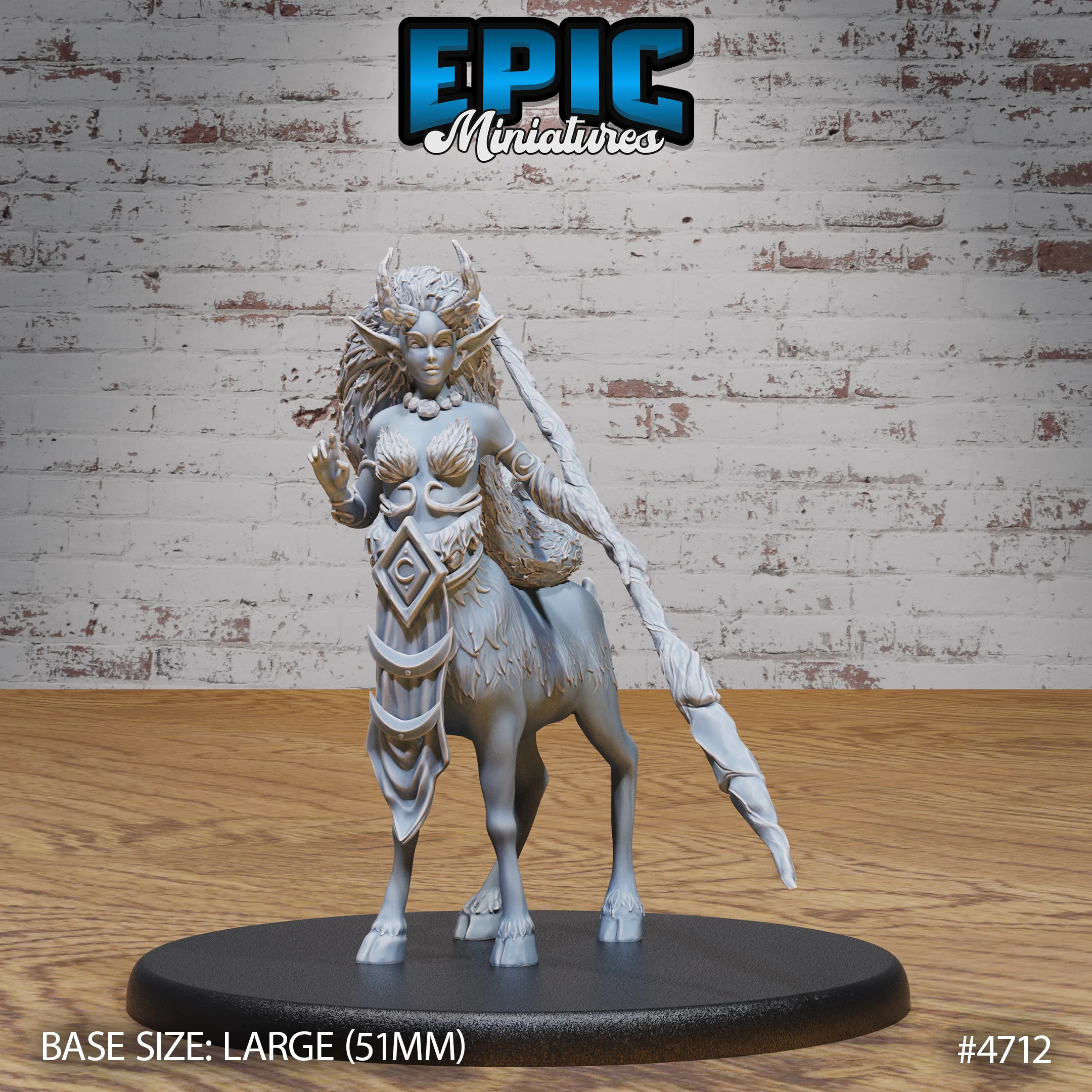 Epic Miniatures | Faun Druid | D&D Fantasy Tabletop Miniature