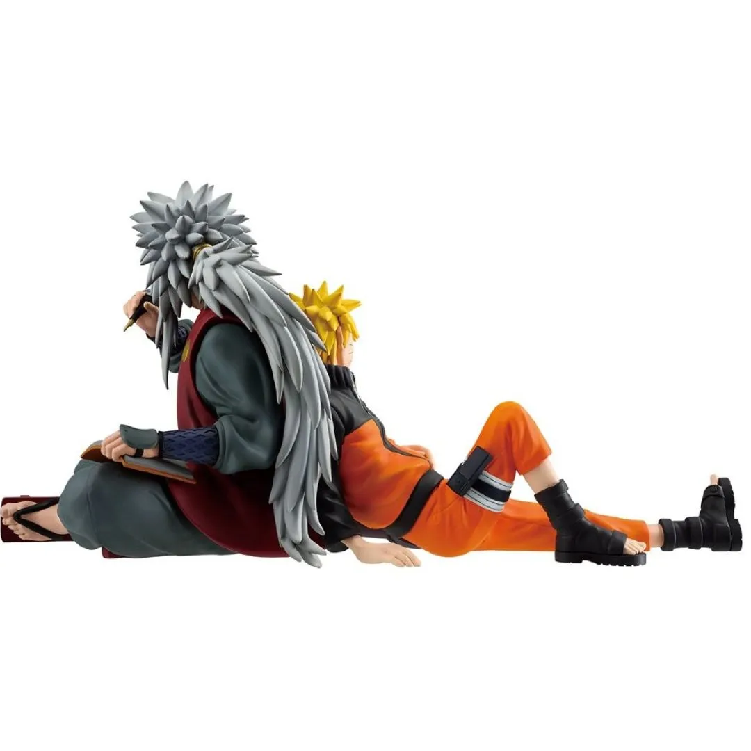 Naruto: Shippuden Naruto Uzumaki And Jiraiya Legendary Sannin Masterlise Ichibansho Statue By Bandai