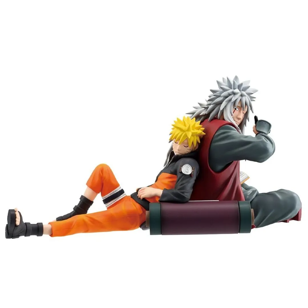 Naruto: Shippuden Naruto Uzumaki And Jiraiya Legendary Sannin Masterlise Ichibansho Statue By Bandai