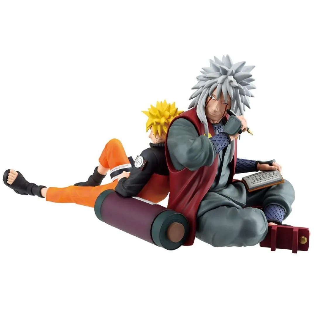 Naruto: Shippuden Naruto Uzumaki And Jiraiya Legendary Sannin Masterlise Ichibansho Statue By Bandai