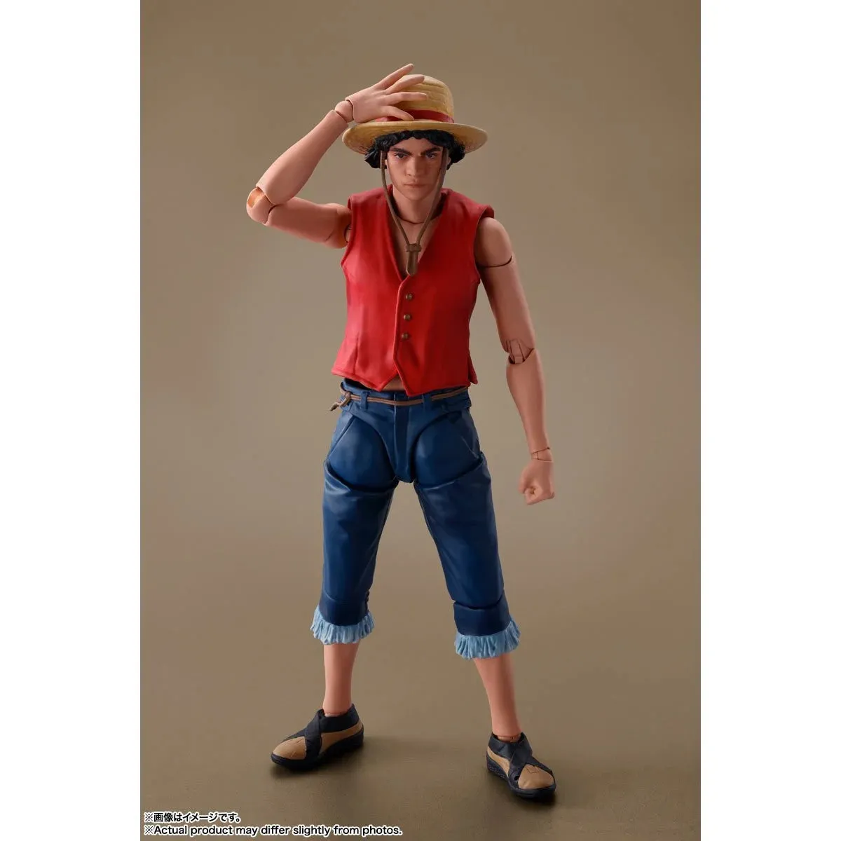 One Piece Netflix Monkey D. Luffy Figure by SH Figuarts