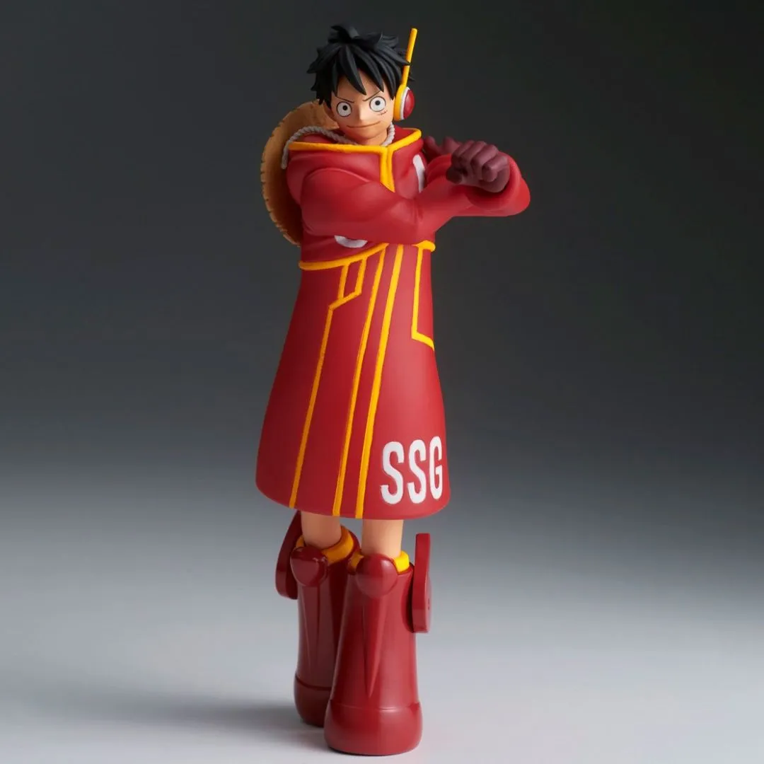 One Piece The Shukko - Monkey.D.Luffy - Ver.Egg Head Figure By Banpresto