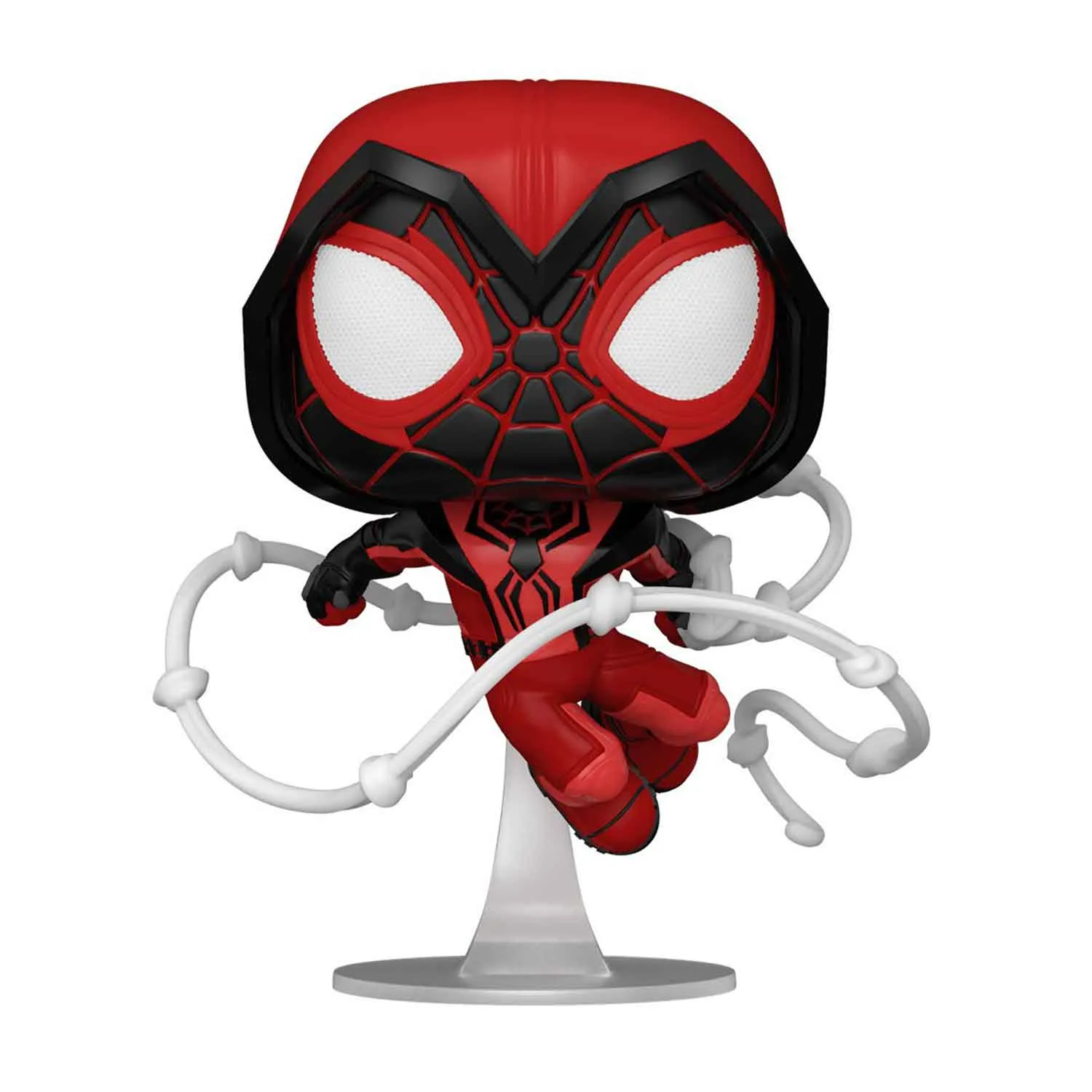 Spider-Man Miles Morales Game Crimson Cowl Suit Funko Pop! Collectible Figure